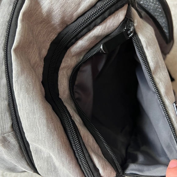 Hello Bello Backpack Diaper Bag Gray Multiple Compartments Travel - Picture 9 of 14